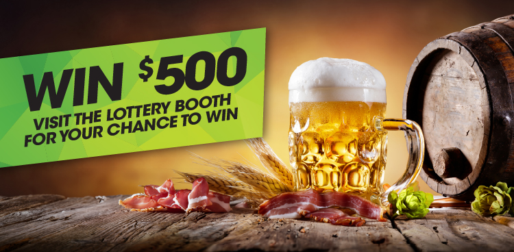 Win $500 - Craft Brew and Bacon Festival