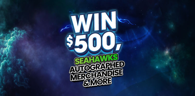 Win $500, Seahawks Autographed Merchandise & More
