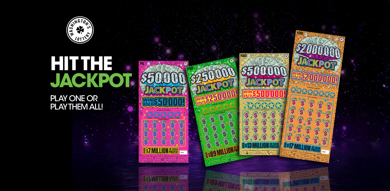 Jackpot Family of four Scratch tickets.