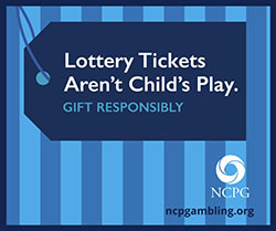 Lottery tickets aren't child's play. Gift responsibly.