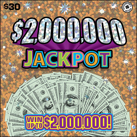$2,000,000 JACKPOT ticket