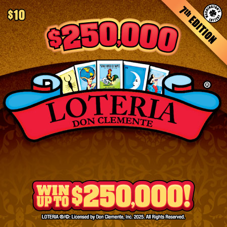 $250,000 LOTERIA 7th EDITION ticket