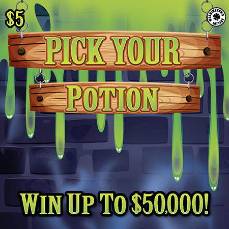 PICK YOUR POTION scratch-off ticket