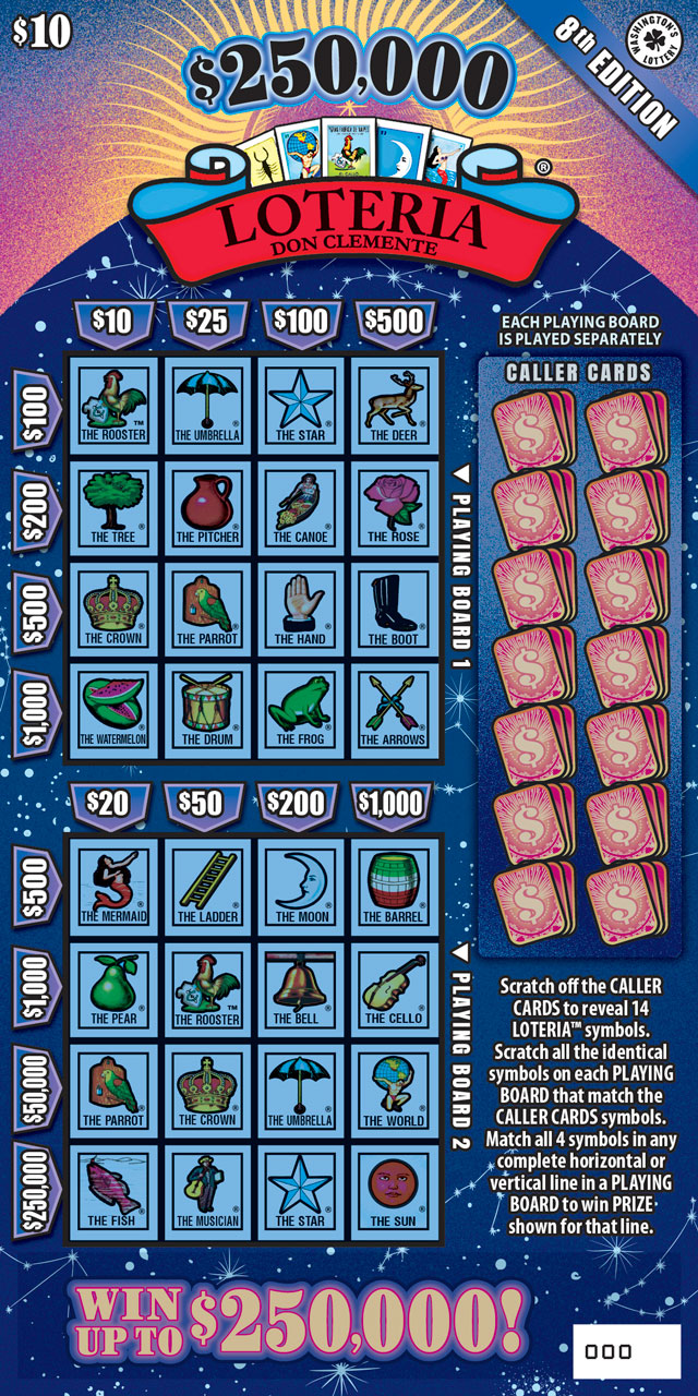$250,000 LOTERIA 8TH EDITION